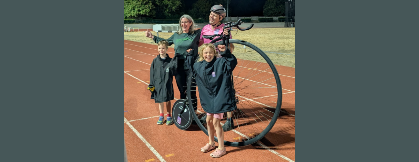 Berkshire business owner provisionally sets Guinness World Record at Reading velodrome