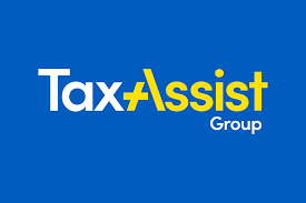 TaxAssist Group logo on a blue background