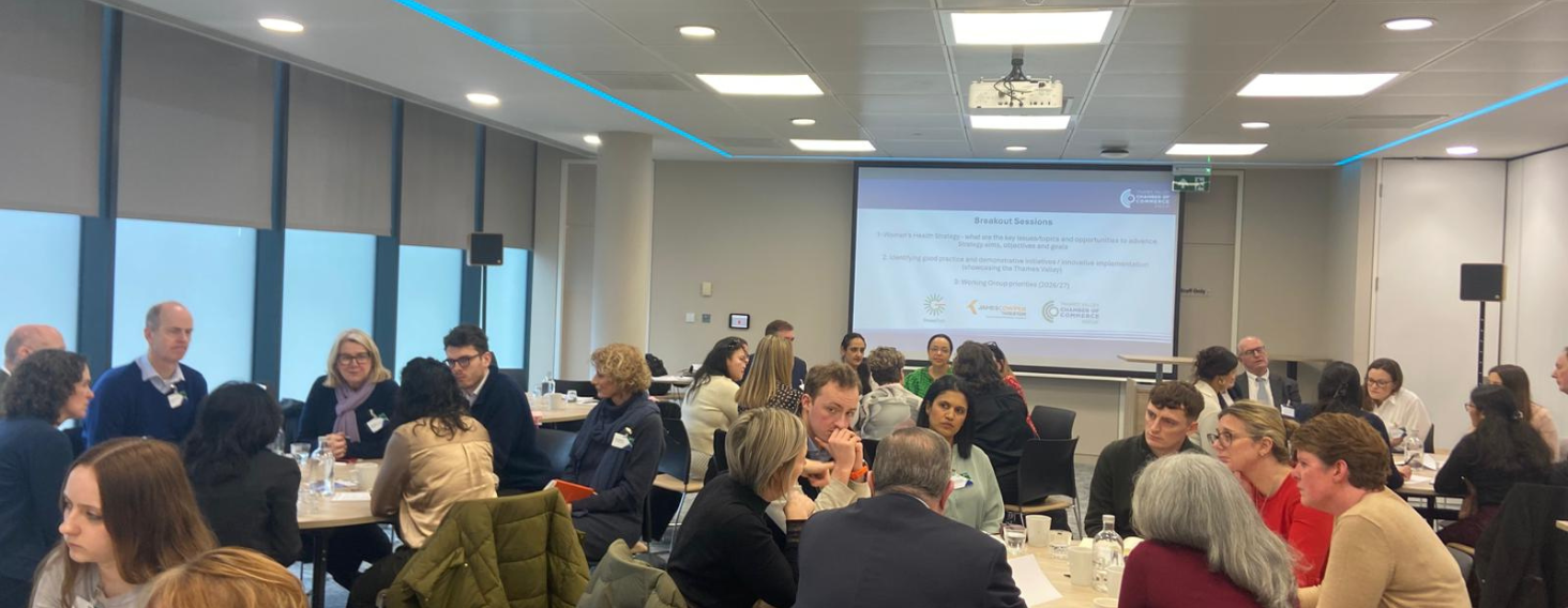Thames Valley Chamber of Commerce showcase “Women’s Health – Time to Listen. Time to Act” at latest curated industry network