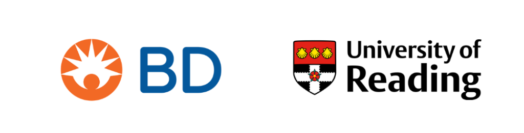 BD logo with an orange sunburst icon on the left and a heraldic crest on the right.