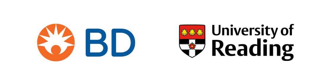BD logo with an orange sunburst icon on the left and a heraldic crest on the right.