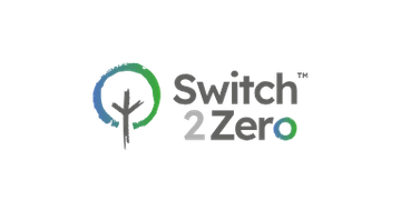 Switch 2 Zero logo: blue-green circular ring around a stylized tree, with the text 'Switch 2 Zero'