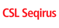 CSL Seqirus logo in red branding text