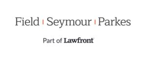 FSP-Lawfront Stack Logo - White Background.jpg | Thames Valley Chamber of Commerce Field Seymour Parkes logo with orange separators and the tagline'Part of Lawfront' on white background.