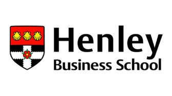 Henley Business School logo with shield crest and the text Henley Business School.