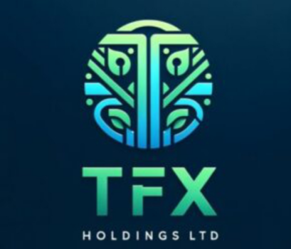 Tex Holdings Ltd logo: gradient circular emblem above the green-to-blue wordmark 'TEX' with 'HOLDINGS LTD' beneath on a dark background