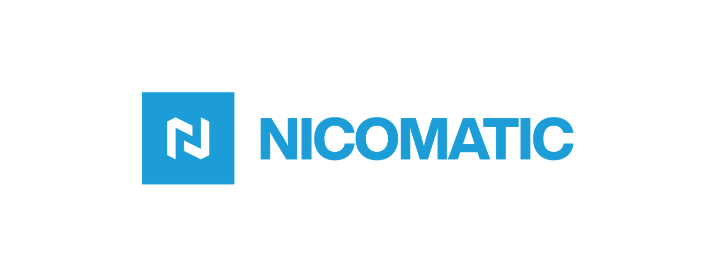 NEW - News item size 90 | Thames Valley Chamber of Commerce Nicomatic logo: blue square with a white geometric N symbol, followed by the bold blue text NICOMATIC.