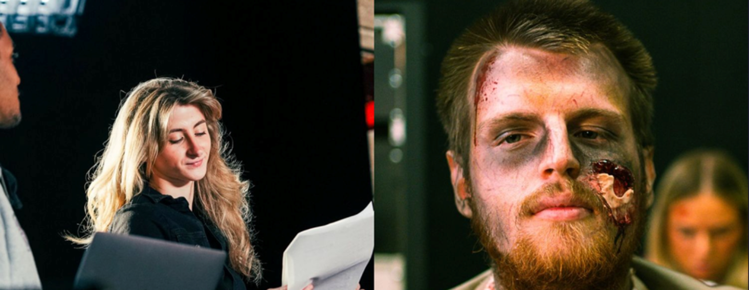 NEW - News item size - 2026-10-20T122207508 | Thames Valley Chamber of Commerce Split-screen image: left side shows a woman in a black shirt reading papers, right side shows a man with a bloody, injured face.